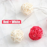 Rattan Ball String Lights