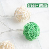 Rattan Ball String Lights