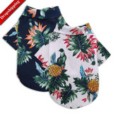 Spring Summer Dog Cotton Printed Shirts