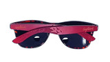 Red Bamboo Tortoise Framed Sunglasses With Wood Case, Polarized,