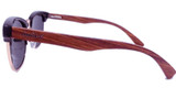 Real Walnut Wood Club Style Sunglasses, Polarized, Handcrafted