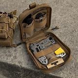 Hunting Solid Color Double Zipper Molle Waist Pack Tactical