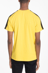 DUAL STRIPE TEE- YELLOW