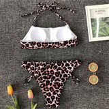 Back Lace Up Bikini Set Swimming Suit Women High Quality Two Piece