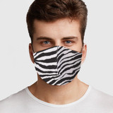 Zebra Print Face Mask