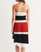 Wakerlook Women's High-Low Halter Dress