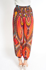 Boho Yoga Hippie Pants Red