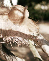 Rimba Wide Round Palm Straw Hat, in Toasted Beige (Pre-order)