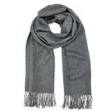 Charcoal Baby Alpaca Scarf Charcoal Baby Alpaca Scarf