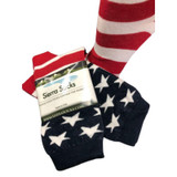 American Flag Patriotic Socks Made in USA