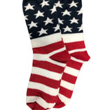 American Flag Patriotic Socks Made in USA