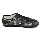 Canvas Black and White Wakerlook Men's Shoes