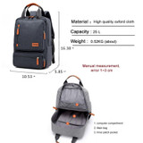 Adisputent Casual Business Men Computer Backpack Light 15.6-inch