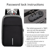 Adisputent Casual Business Men Computer Backpack Light 15.6-inch