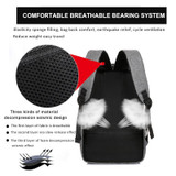 Adisputent Casual Business Men Computer Backpack Light 15.6-inch