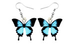 Acrylic Ulysses Butterfly Earrings Big Dangle Drop