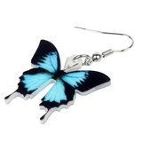 Acrylic Ulysses Butterfly Earrings Big Dangle Drop
