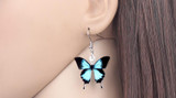 Acrylic Ulysses Butterfly Earrings Big Dangle Drop
