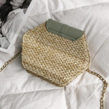 Hexagon Mulit Style Straw Bag