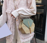 Hexagon Mulit Style Straw Bag
