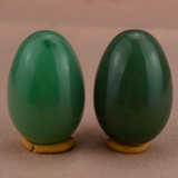 Classic Green Aventurine Yoni Egg Set, 2 Pieces