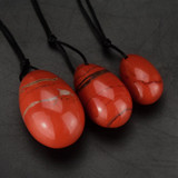 Red Jade Gemstone Yoni Eggs