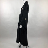 Black Silk Vintage Japanese Kimono
