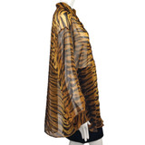 80's Bill Blass Animal Print Blouse