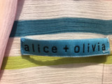 Alice + Olivia Striped Blouse - Size S