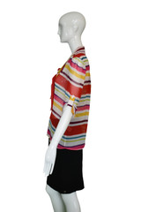 Alice + Olivia Striped Blouse - Size S