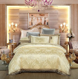 Luxury Bedding Jacquard Cotton Duvet Cover Set Luxury Bedding Jacquard Cotton Duvet Cover Set