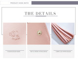 Tassel Women's Wallet With Zipper Coin Pocket Card Holder
