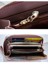 Women's Luxury Leather Clutch Wallet