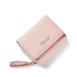 Tassel Pendant Women's Wallets With Zipper Coin Holder