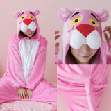 Pink Panther Adult Onesie Pajama Costume Cosplay