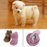 New Fashion 2 Colors Dog Shoes Snow Boots