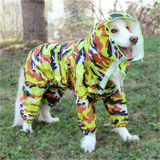Waterproof Dog Raincoat Rain Jacket Hooded