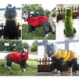 Big Dog Raincoat Clothes Labrador Retriever Waterproof Hoody Big Dog Raincoat Clothes Labrador Retriever Waterproof Hoody