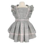Luxury Checkered Couple Clothes  Dog Dresses