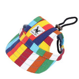 Dog Hats With Ear Holes Summer Canvas
