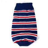 Winter Dog Sweater Warm Turtleneck Solid Plaid Sweaters