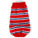 Winter Dog Sweater Warm Turtleneck Solid Plaid Sweaters