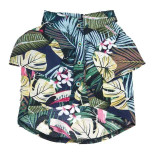 New Dog Hawaii Style Clothes Flower Shirt