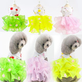 Summer Clothing Dog Princess Skirt