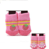 Lovely Pet  Antiskid Teddy Dog Socks