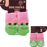 4 Pcs Dog Socks Non-Slip Soft Warm Breathable