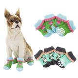 4Pcs/Set Feet Warm Winter Puppy Dog Anti Skid Socks
