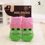 4 Pcs Non-Slip Soft Warm Breathable Dog Socks