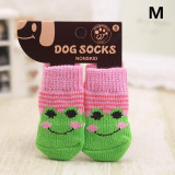 4 Pcs Non-Slip Soft Warm Breathable Dog Socks