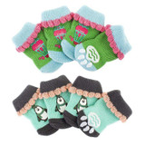 4Pcs/Set Feet Warm Winter Dog Soft Cotton Socks